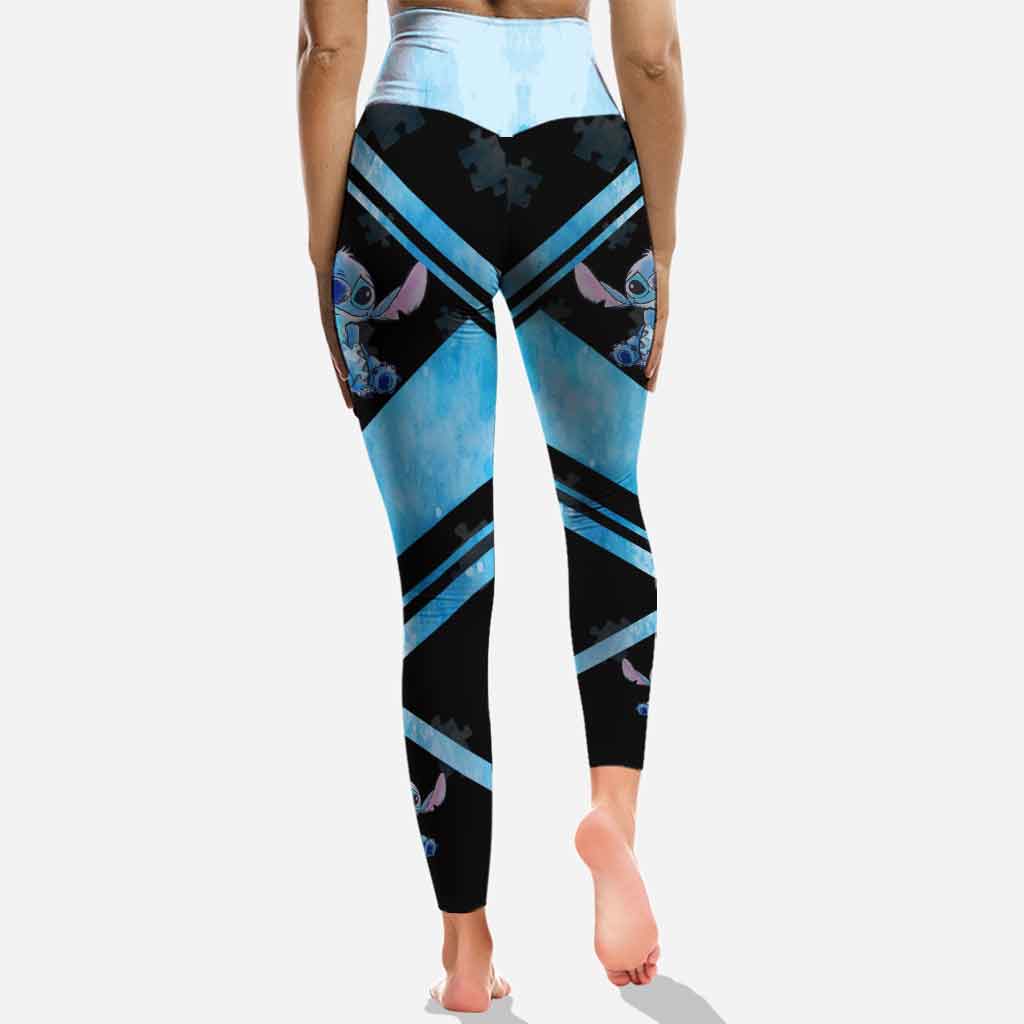 Personalized Autism Awareness Hollow Tank Top & Leggings Set Hollow Tank & Leggings GradoCreations
