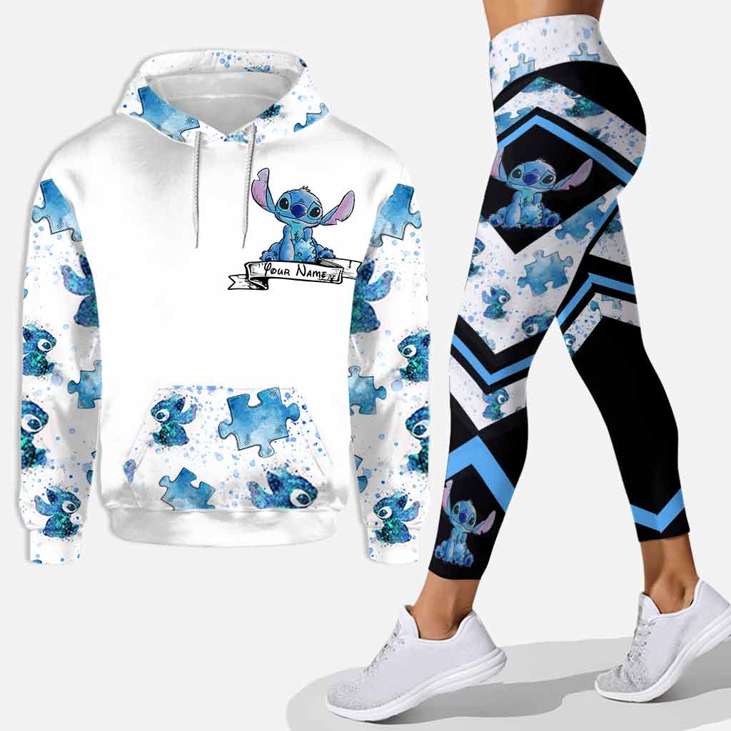 Personalized Autism Awareness Hoodie & Leggings Custom Name Gift Hoodie & Leggings GradoCreations