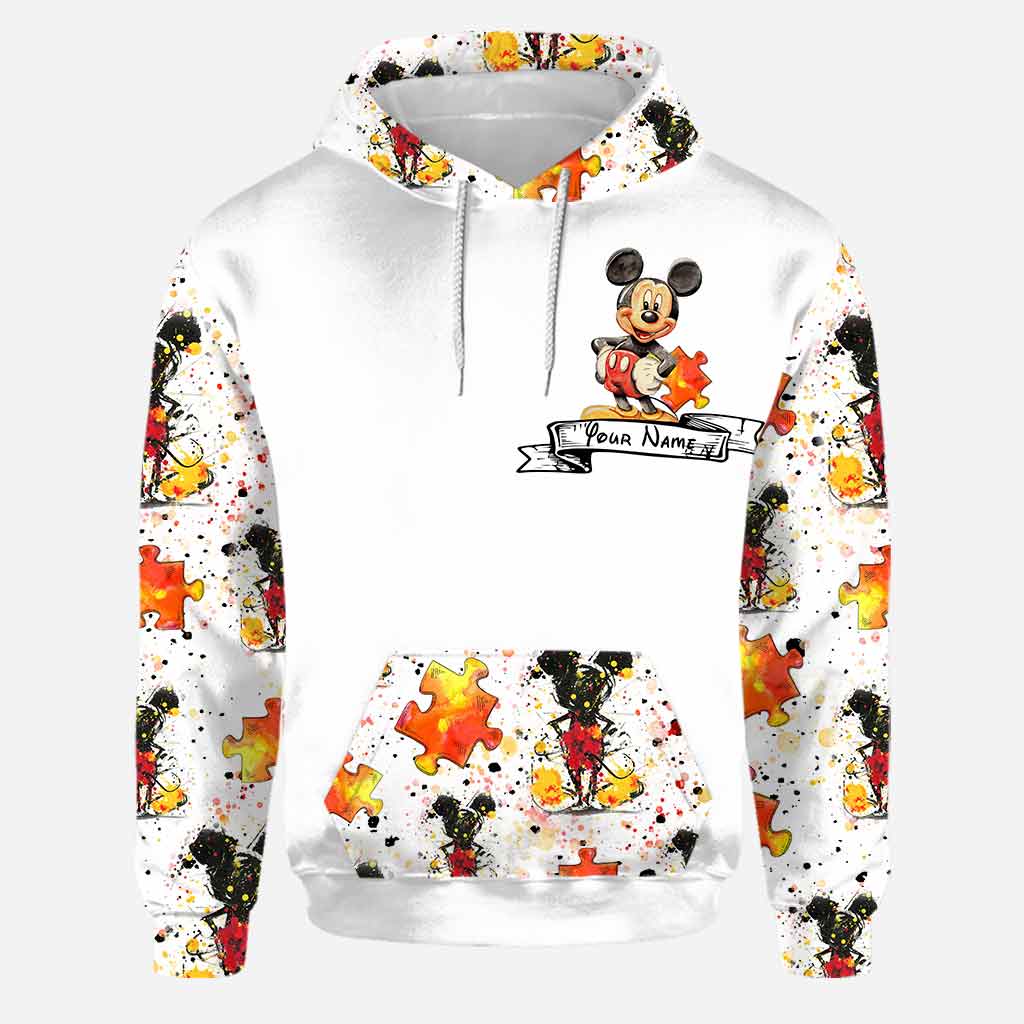 Personalized Autism Awareness Hoodie & Leggings Custom Name Gift Hoodie & Leggings GradoCreations