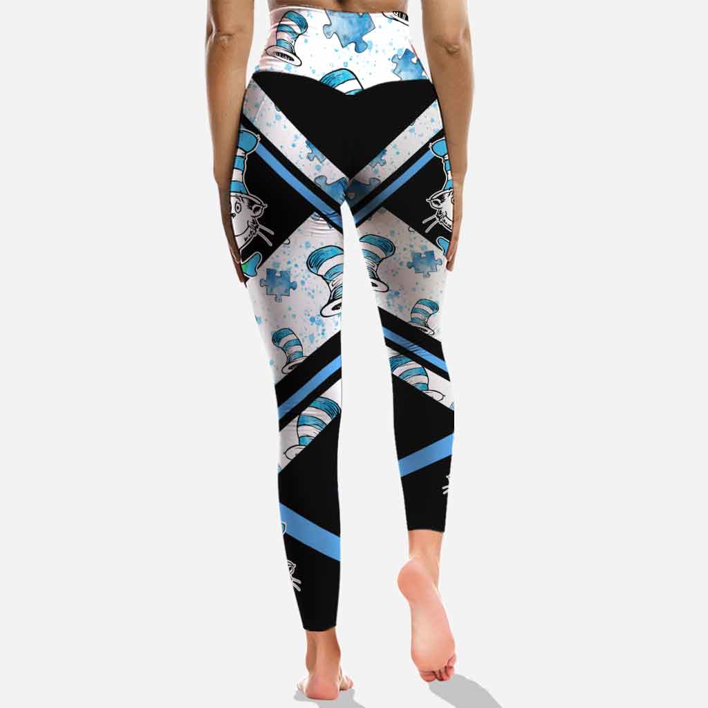 Personalized Autism Awareness Hoodie and Leggings Set for Kids Adults Hoodie & Leggings GradoCreations