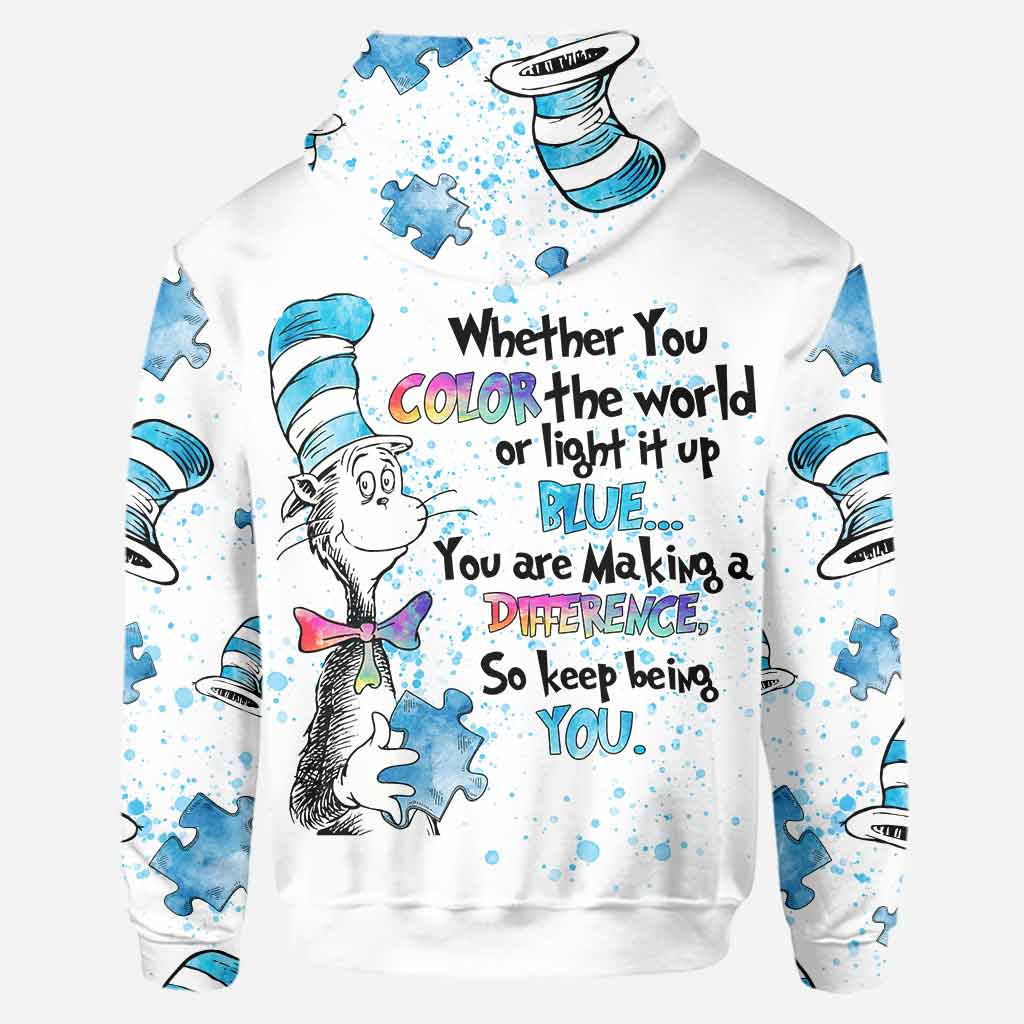 Personalized Autism Awareness Hoodie and Leggings Set for Kids Adults Hoodie & Leggings GradoCreations