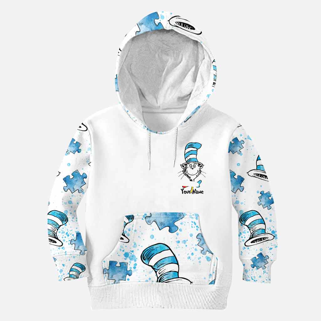 Personalized Autism Awareness Hoodie and Leggings Set for Kids Adults Hoodie & Leggings GradoCreations