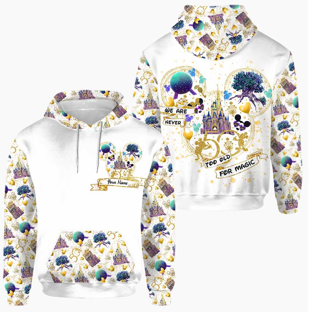 Personalized 50th Anniversary Mouse Ears Hoodie & Leggings Set Hoodie & Leggings GradoCreations