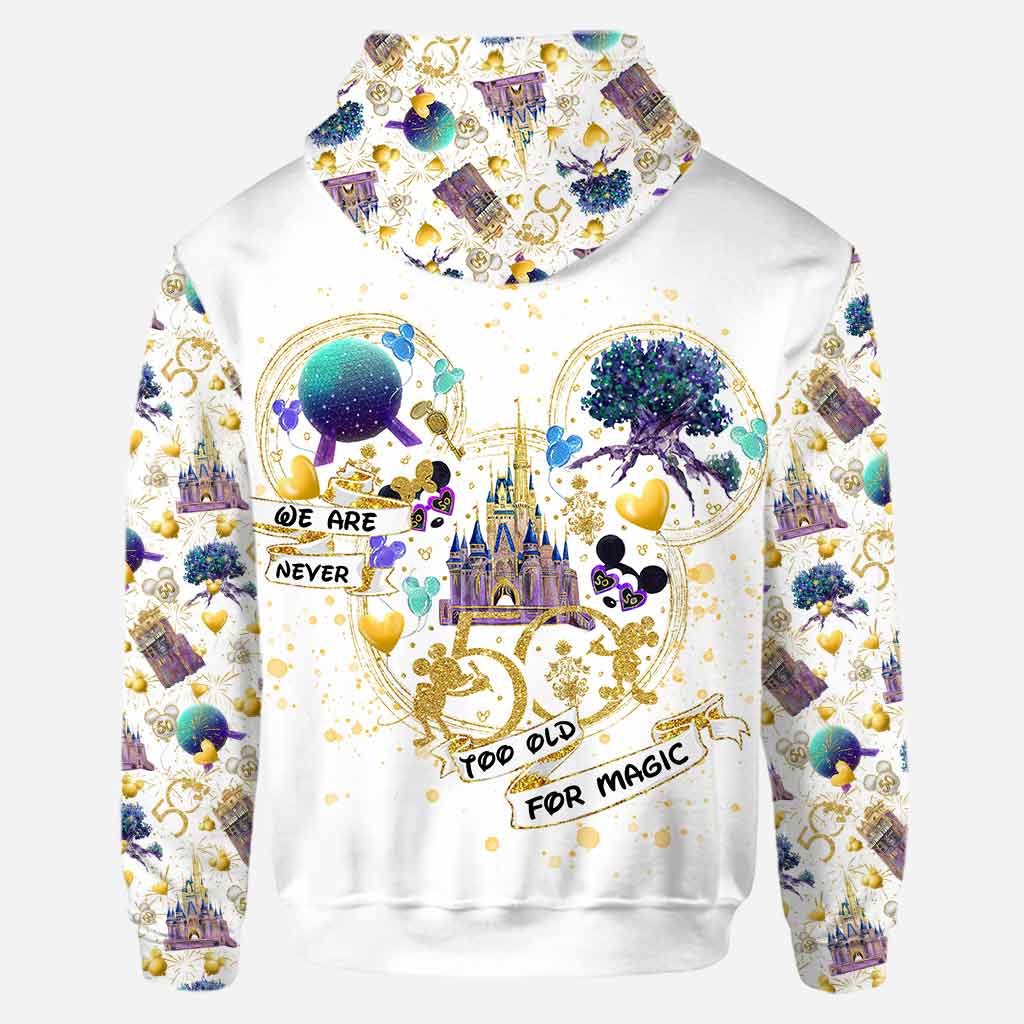 Personalized 50th Anniversary Mouse Ears Hoodie & Leggings Set Hoodie & Leggings GradoCreations