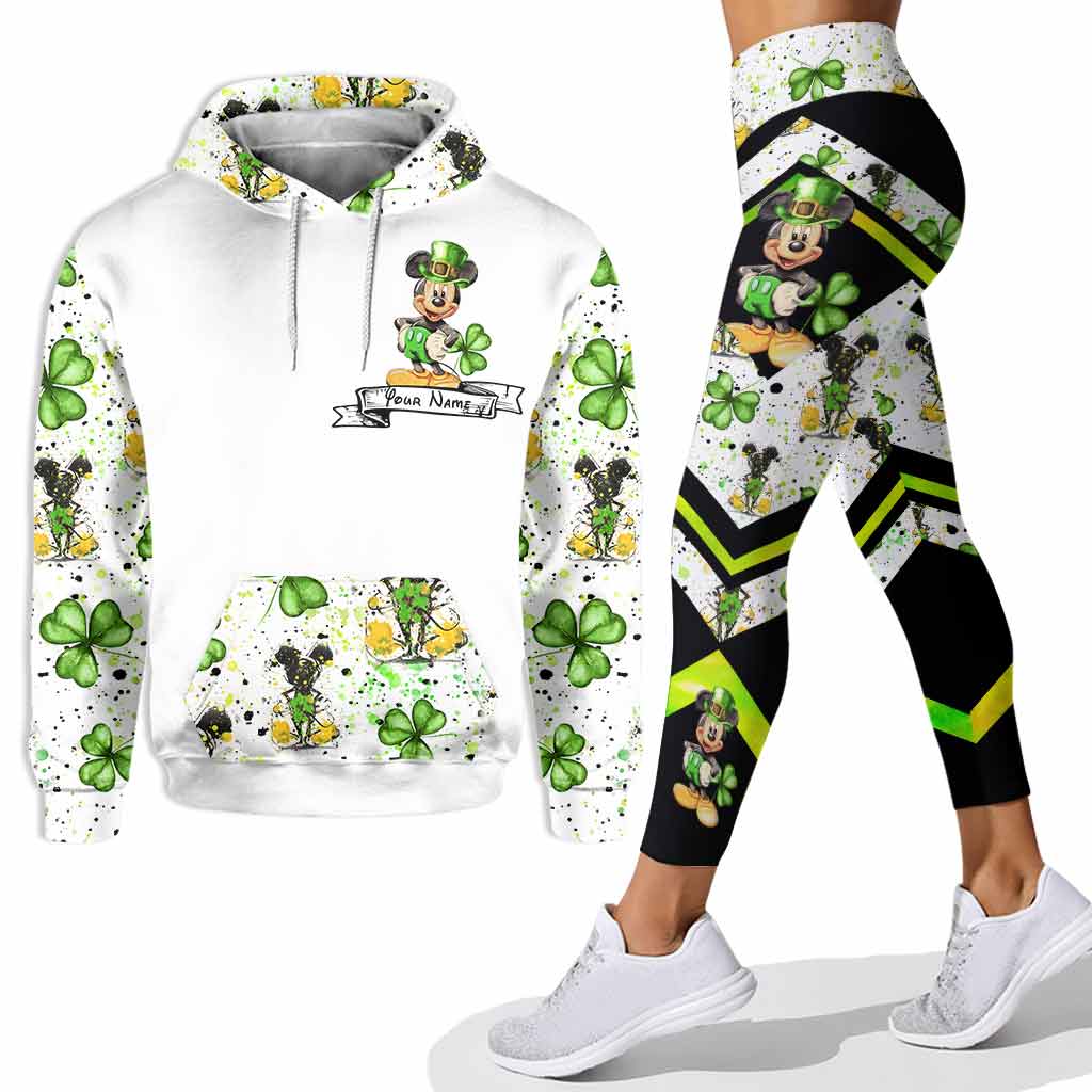Personalized St. Patrick's Day Hoodie & Leggings Set for Women Hoodie & Leggings GradoCreations