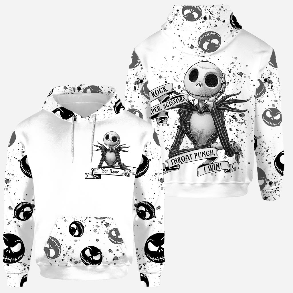 Personalized Rock Paper Scissors Hoodie & Leggings Gift for Halloween Hoodie & Leggings GradoCreations