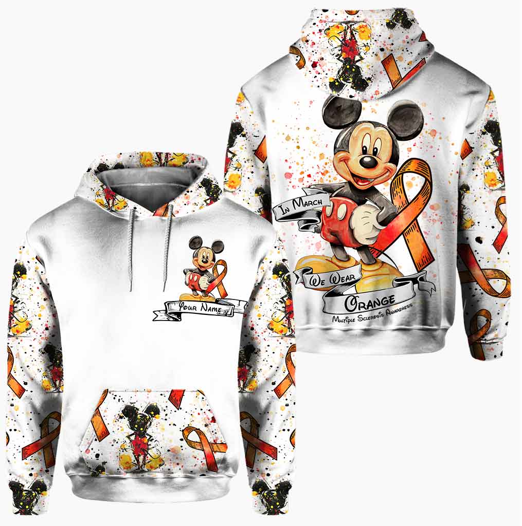 Personalized Multiple Sclerosis Awareness Hoodie & Leggings Gift Hoodie & Leggings GradoCreations