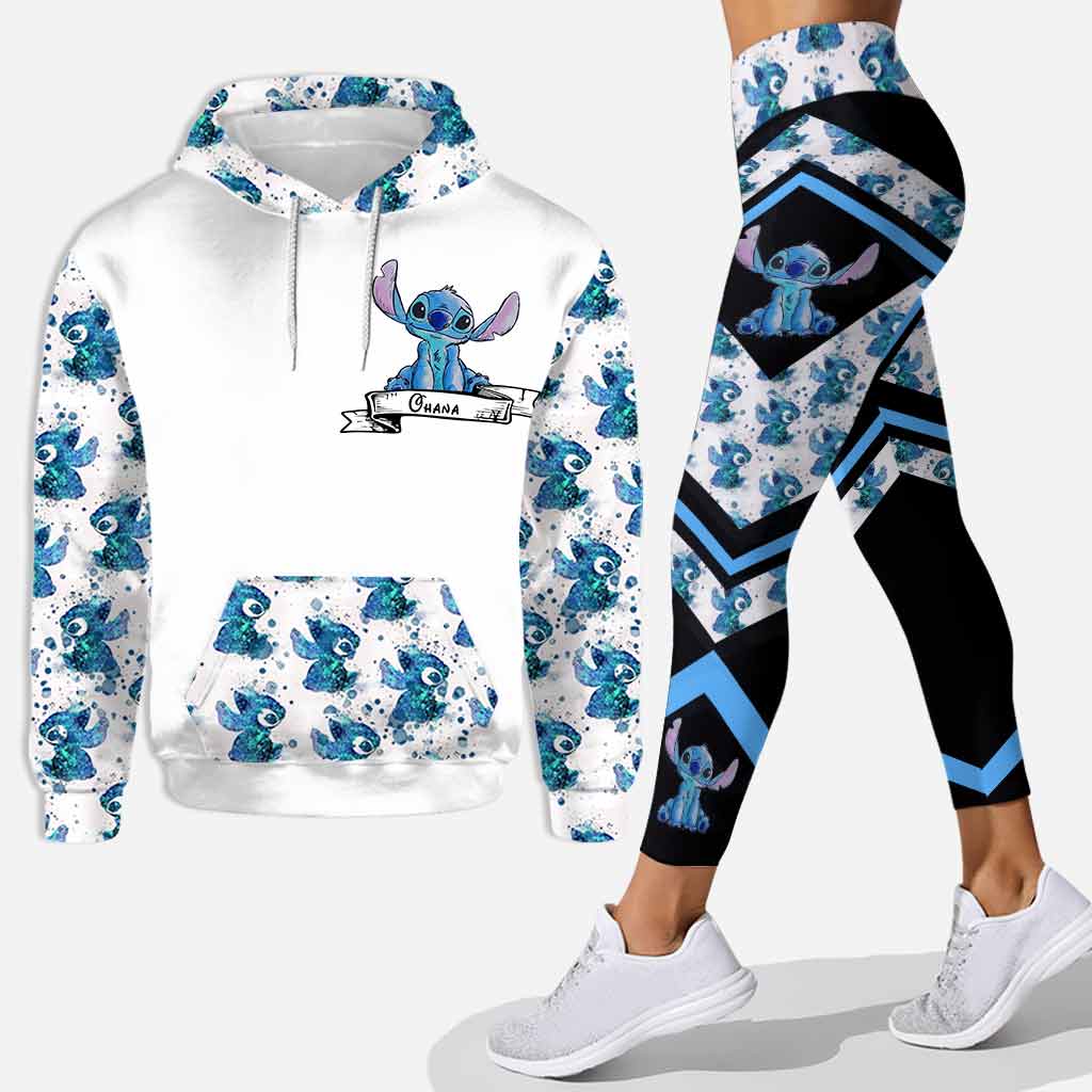 Personalized Ohana Hoodie & Leggings Set for Family Gifts Hoodie & Leggings GradoCreations