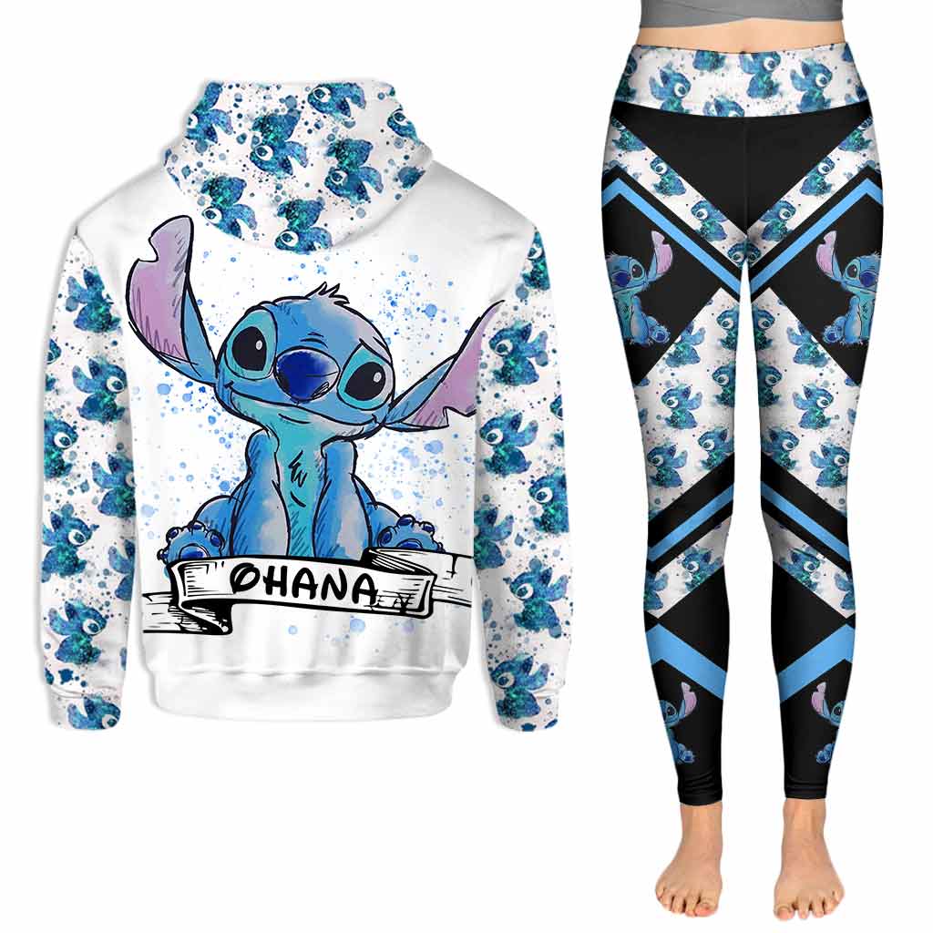 Personalized Ohana Hoodie & Leggings Set for Family Gifts Hoodie & Leggings GradoCreations