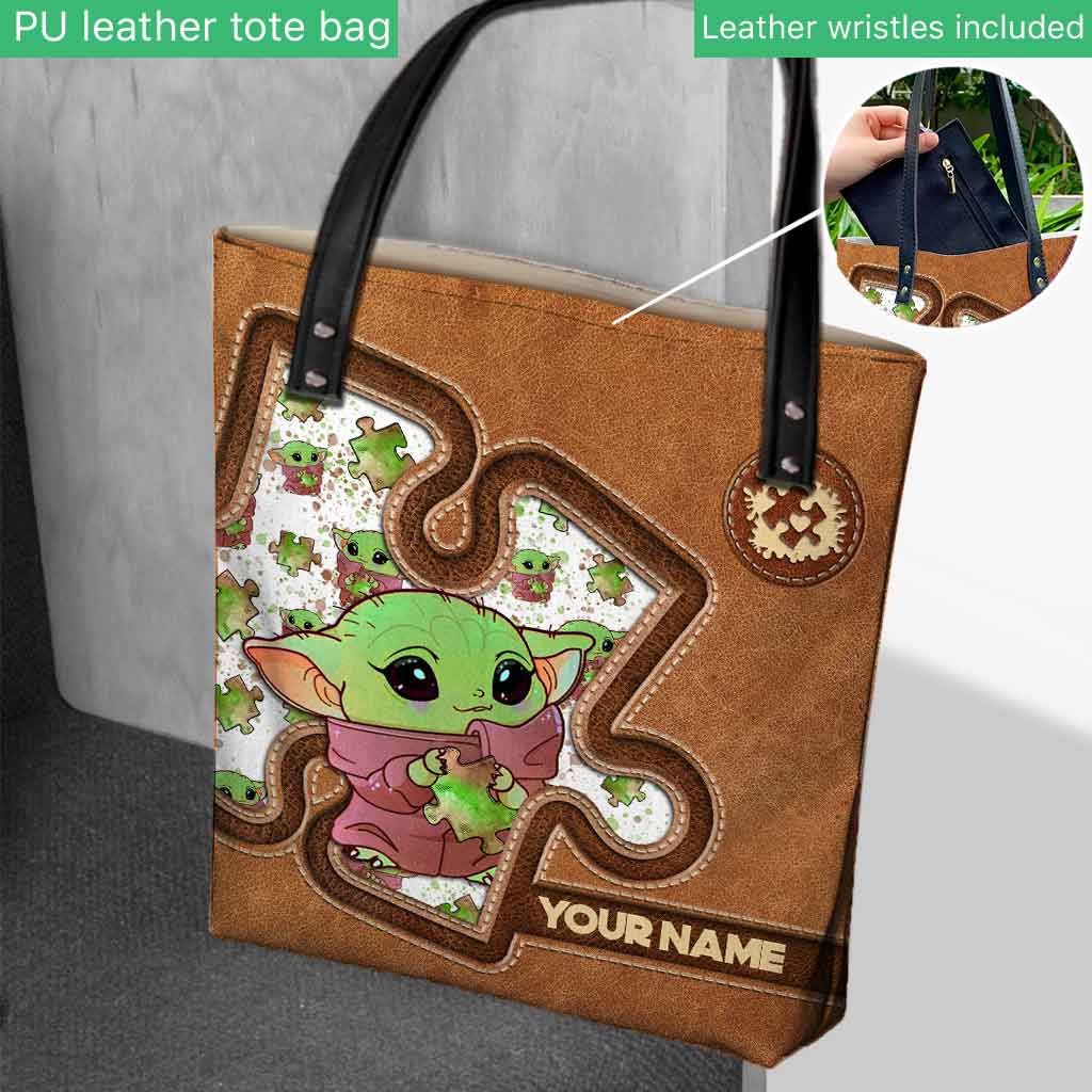 Personalized Autism Awareness Tote Bag Custom Design Gift Tote Bag GradoCreations