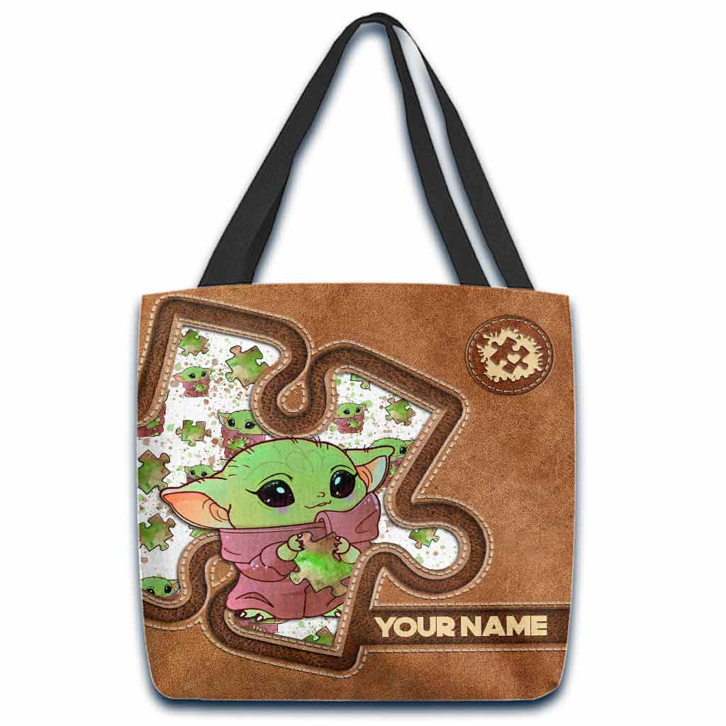 Personalized Autism Awareness Tote Bag Custom Design Gift Tote Bag GradoCreations