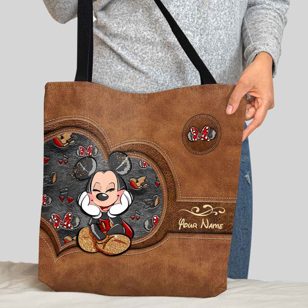 Personalized Mouse Ears Tote Bag Custom Name Gift for Her Tote Bag GradoCreations