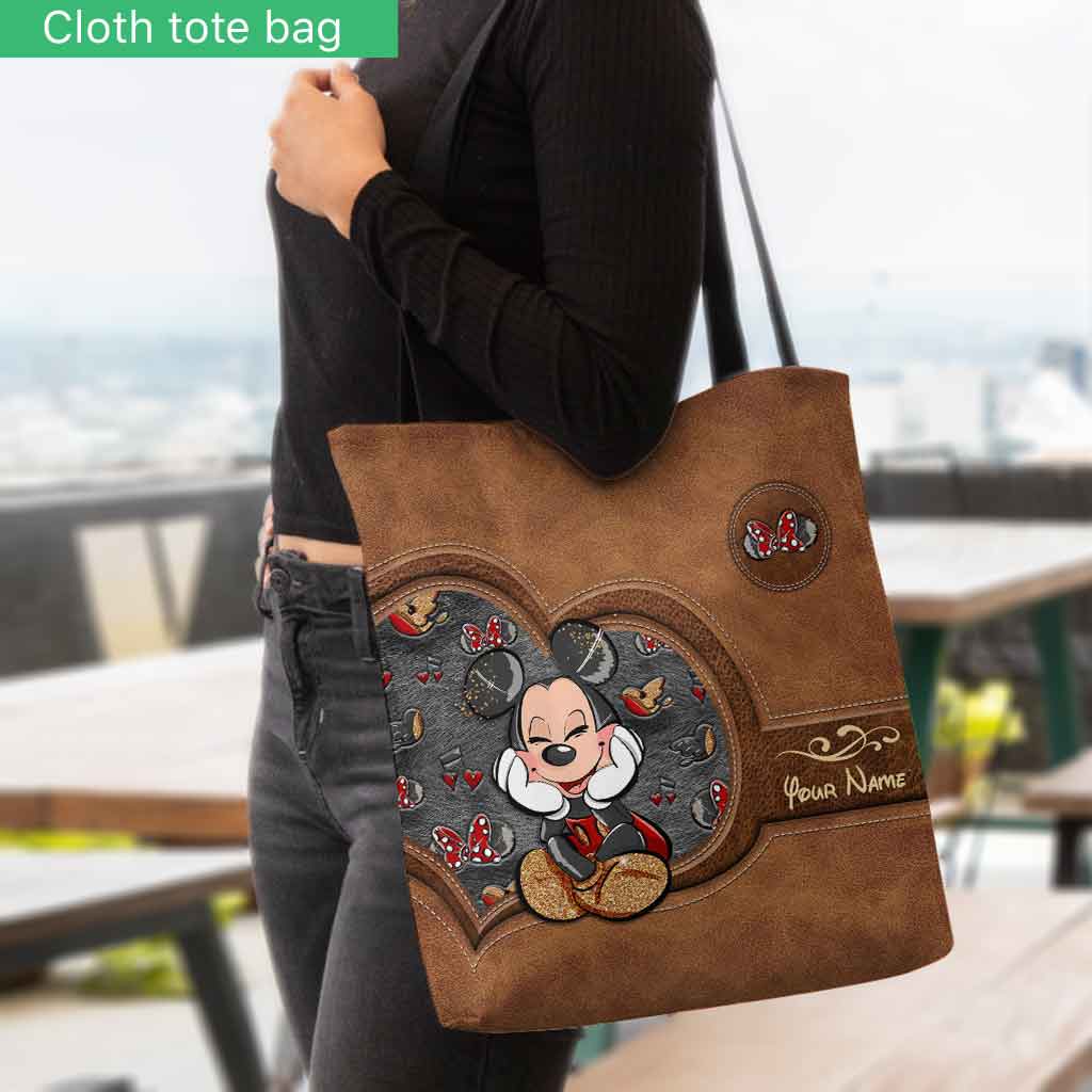 Personalized Mouse Ears Tote Bag Custom Name Gift for Her Tote Bag GradoCreations