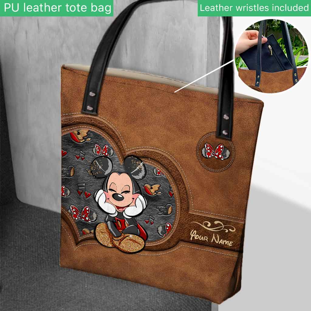 Personalized Mouse Ears Tote Bag Custom Name Gift for Her Tote Bag GradoCreations