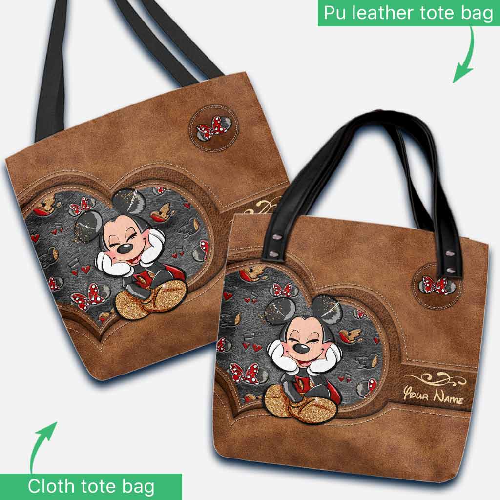 Personalized Mouse Ears Tote Bag Custom Name Gift for Her Tote Bag GradoCreations