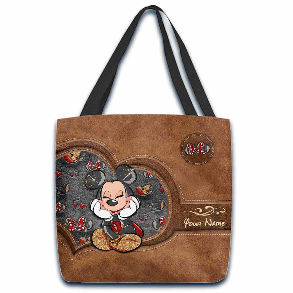 Personalized Mouse Ears Tote Bag Custom Name Gift for Her Tote Bag GradoCreations