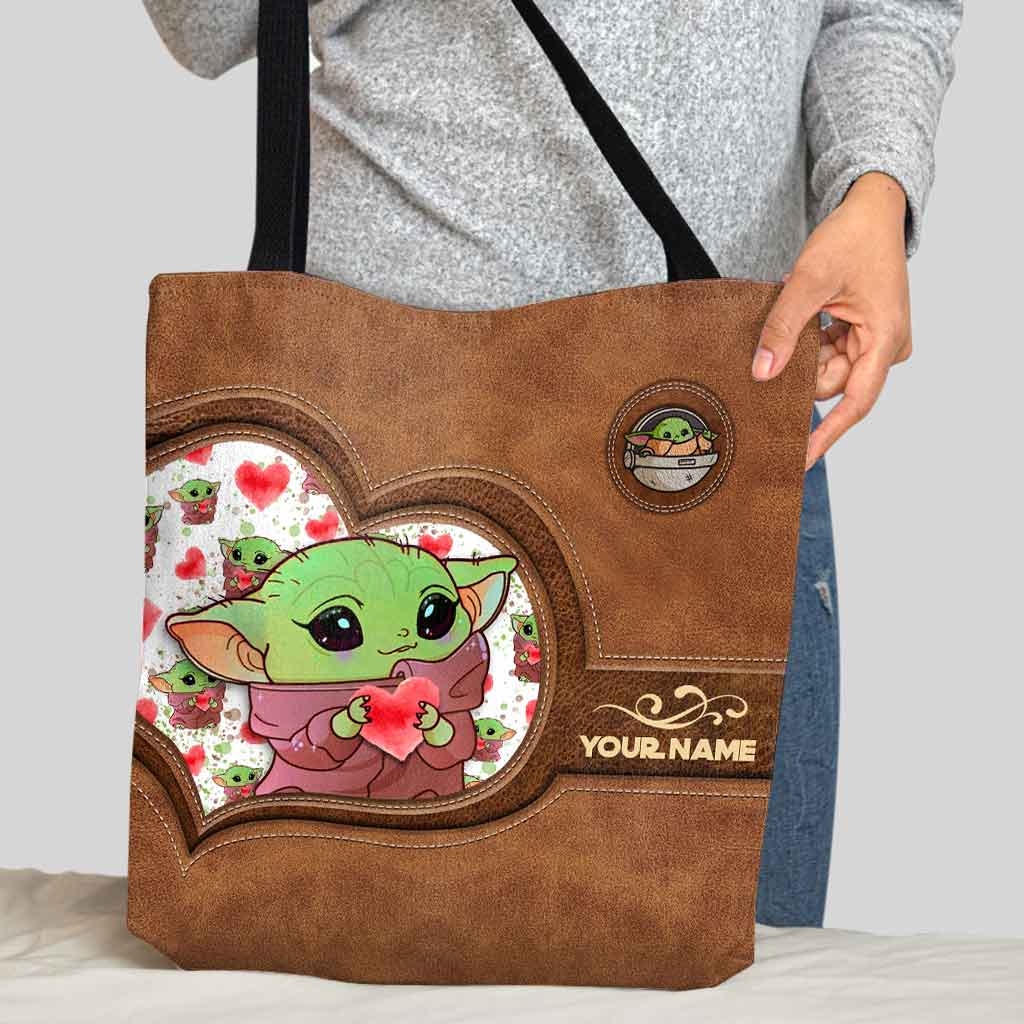 Personalized Tote Bag Custom Name Cute Character Design Gift Tote Bag GradoCreations
