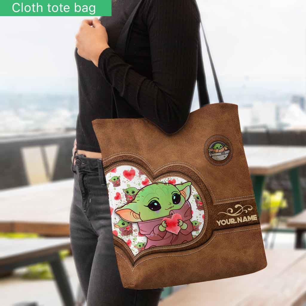 Personalized Tote Bag Custom Name Cute Character Design Gift Tote Bag GradoCreations