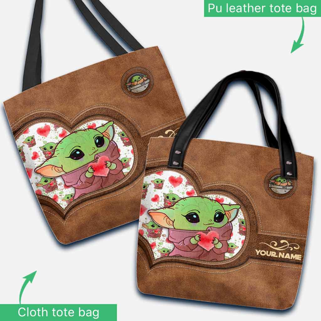 Personalized Tote Bag Custom Name Cute Character Design Gift Tote Bag GradoCreations