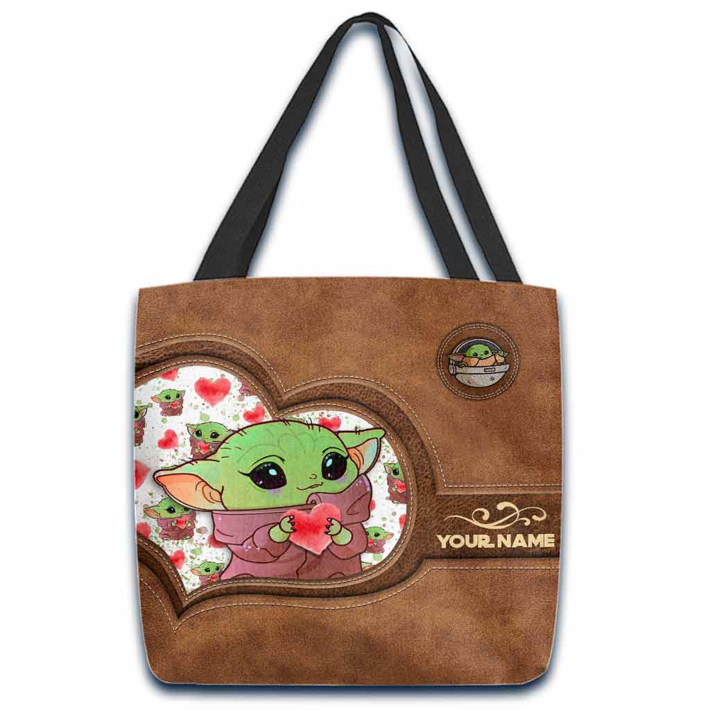 Personalized Tote Bag Custom Name Cute Character Design Gift Tote Bag GradoCreations