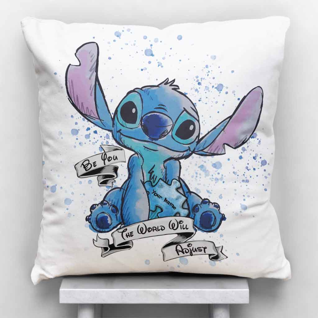 Personalized Autism Awareness Throw Pillow Custom Name Gift Throw Pillow GradoCreations