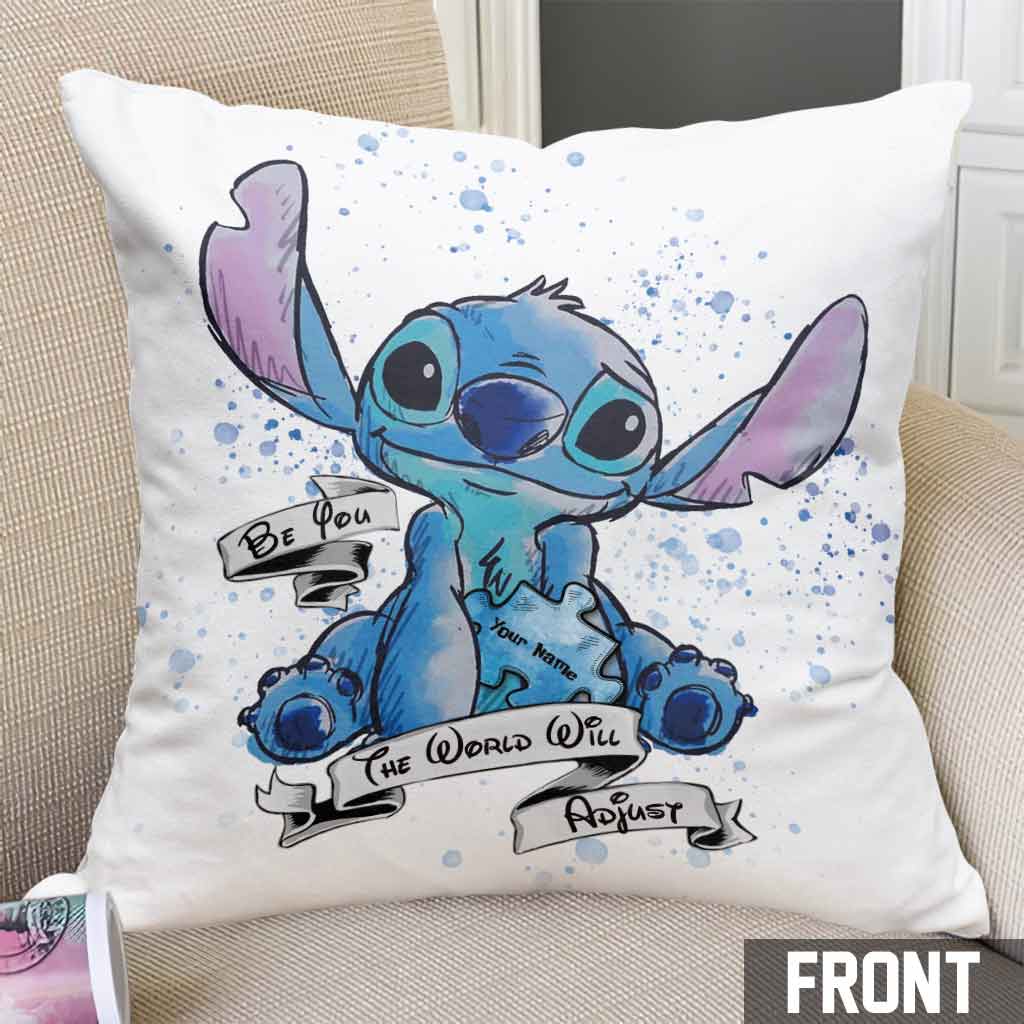 Personalized Autism Awareness Throw Pillow Custom Name Gift Throw Pillow GradoCreations