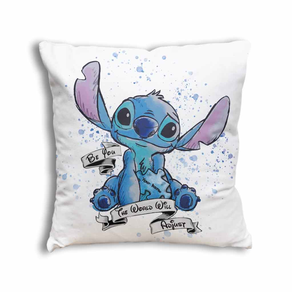 Personalized Autism Awareness Throw Pillow Custom Name Gift Throw Pillow GradoCreations