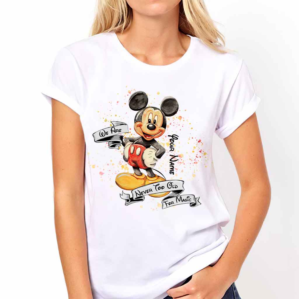 Personalized Mickey Mouse Ears T-shirt & Hoodie Gift for Birthday T-shirt & Hoodie GradoCreations