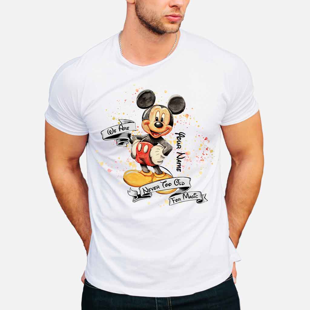 Personalized Mickey Mouse Ears T-shirt & Hoodie Gift for Birthday T-shirt & Hoodie GradoCreations