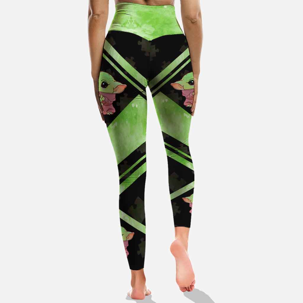 Personalized Autism Awareness Hollow Tank & Leggings Set Gift Hollow Tank & Leggings GradoCreations