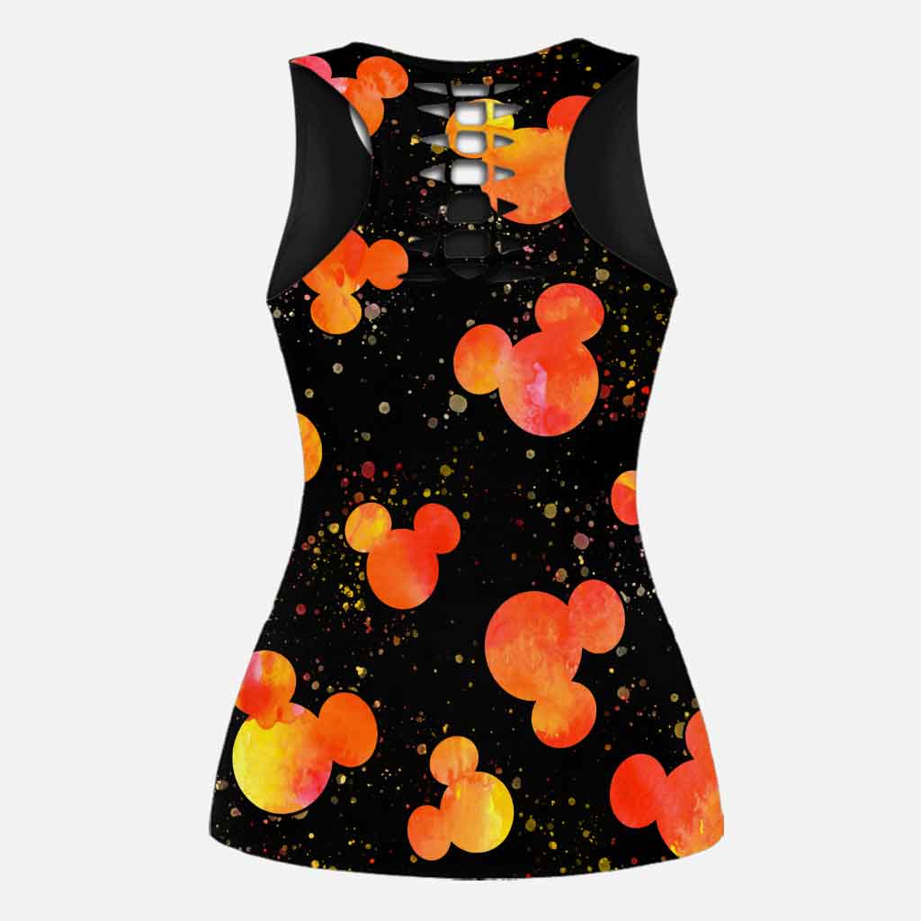 Personalized Magic Mouse Ears Hollow Tank Top & Leggings Gift for Mom Hollow Tank & Leggings GradoCreations