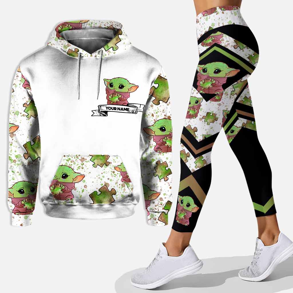 Personalized Autism Awareness Hoodie & Leggings Set for Kids Hoodie & Leggings GradoCreations