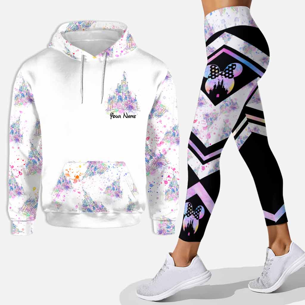 Personalized Mouse Hoodie and Leggings Custom Name Gift for Kids Hoodie & Leggings GradoCreations