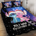 Personalized Ohana Quilt Set Christmas Gift for Couple Quilt Set GradoCreations