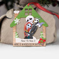 Personalized Christmas Ornament Home Is Wherever I Am Gift Ornament GradoCreations