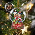 Personalized Winter Wonderland Mouse Acrylic Ornament Gift One-sided Ornament GradoCreations