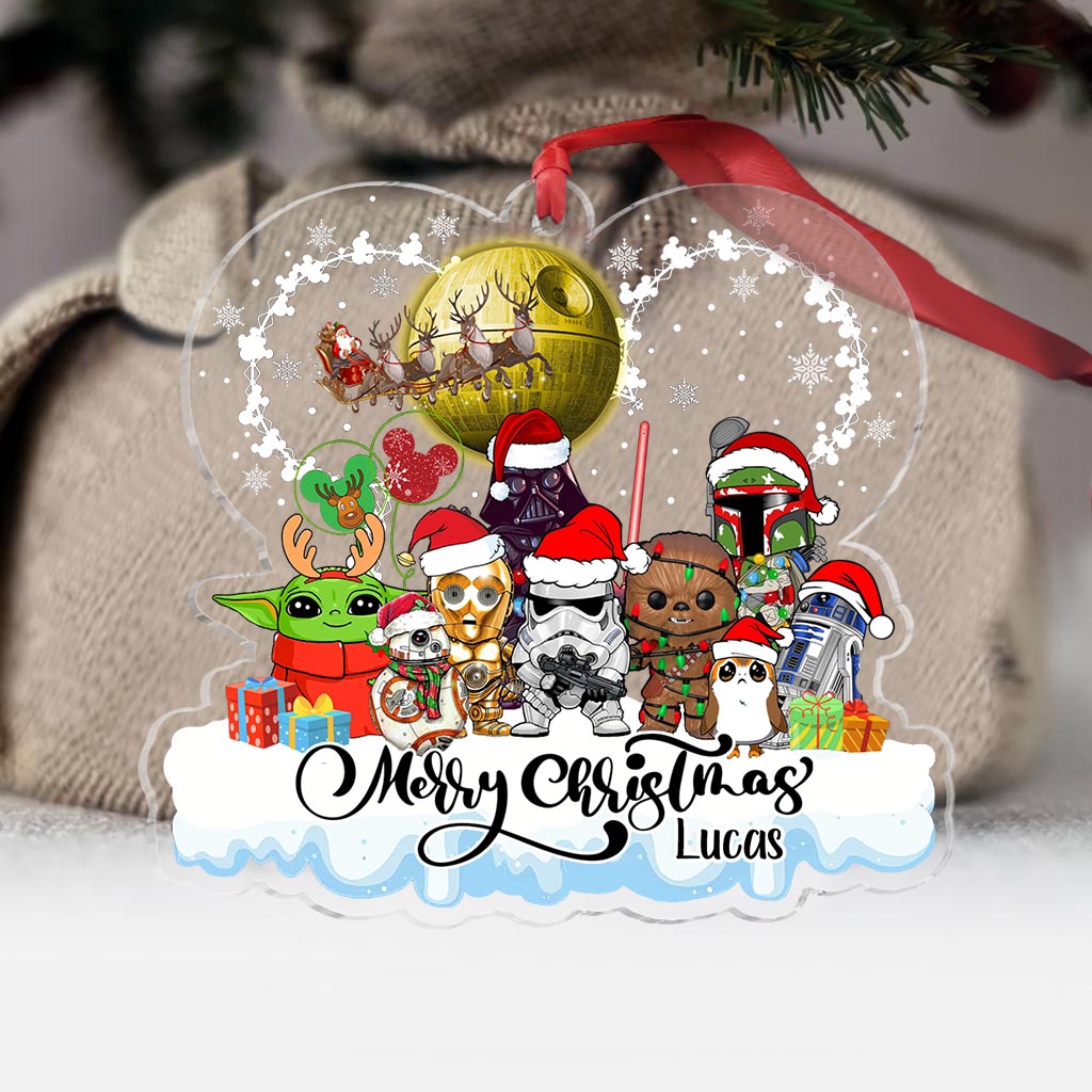 Personalized Star Wars Christmas Ornament Custom Name Gift Ornament GradoCreations
