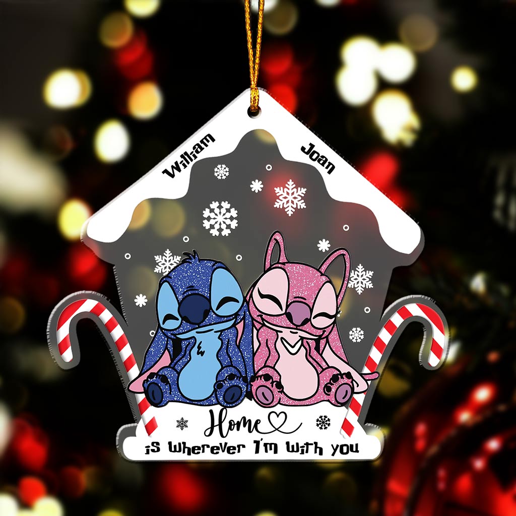 Personalized Christmas Ornament with Custom Names and Design Ornament GradoCreations