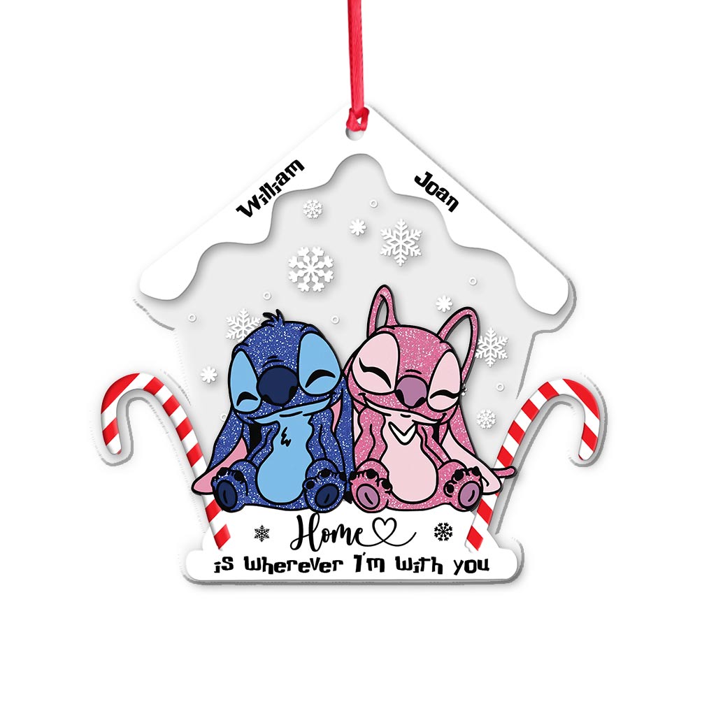 Personalized Christmas Ornament with Custom Names and Design Ornament GradoCreations