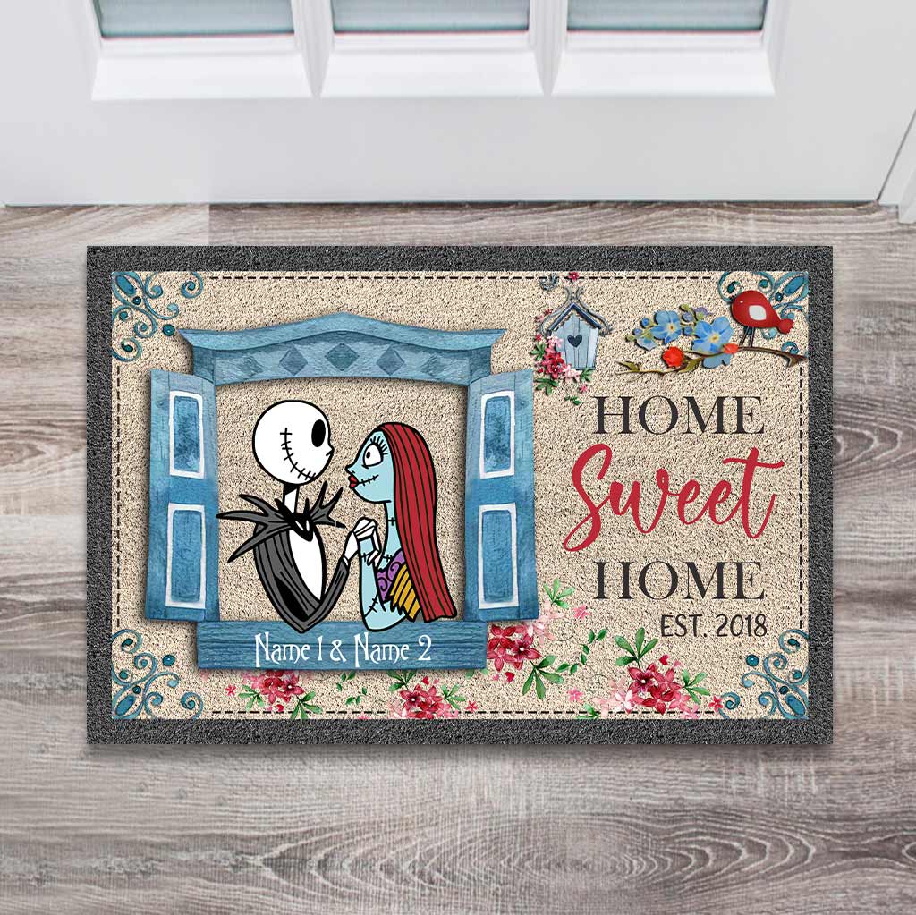 Personalized Nightmare Doormat Custom Names Gift for Home Doormat GradoCreations