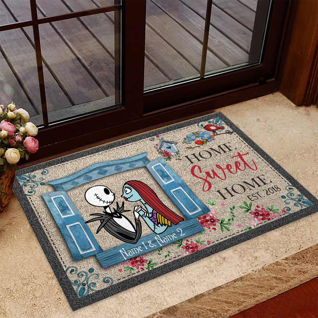 Personalized Nightmare Doormat Custom Names Gift for Home Doormat GradoCreations