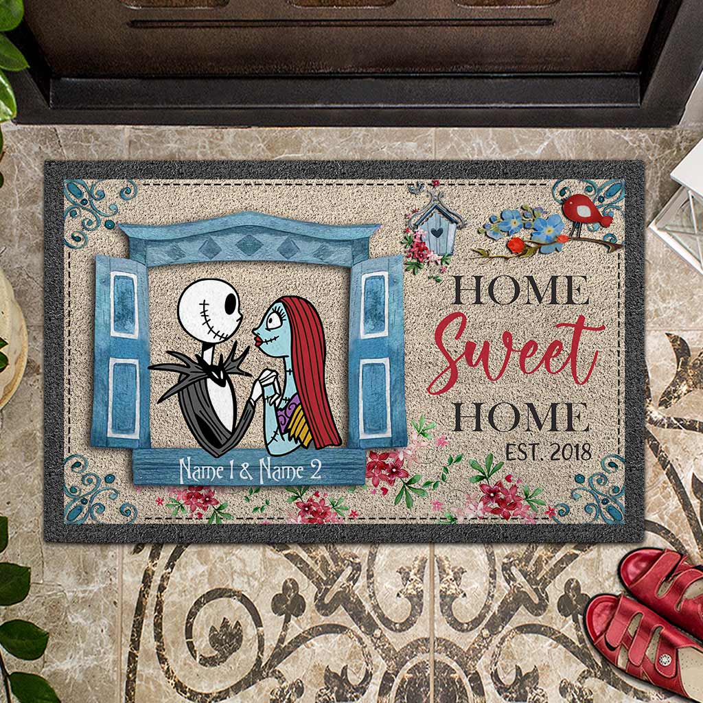 Personalized Nightmare Doormat Custom Names Gift for Home Doormat GradoCreations