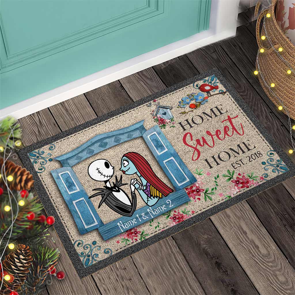 Personalized Nightmare Doormat Custom Names Gift for Home Doormat GradoCreations