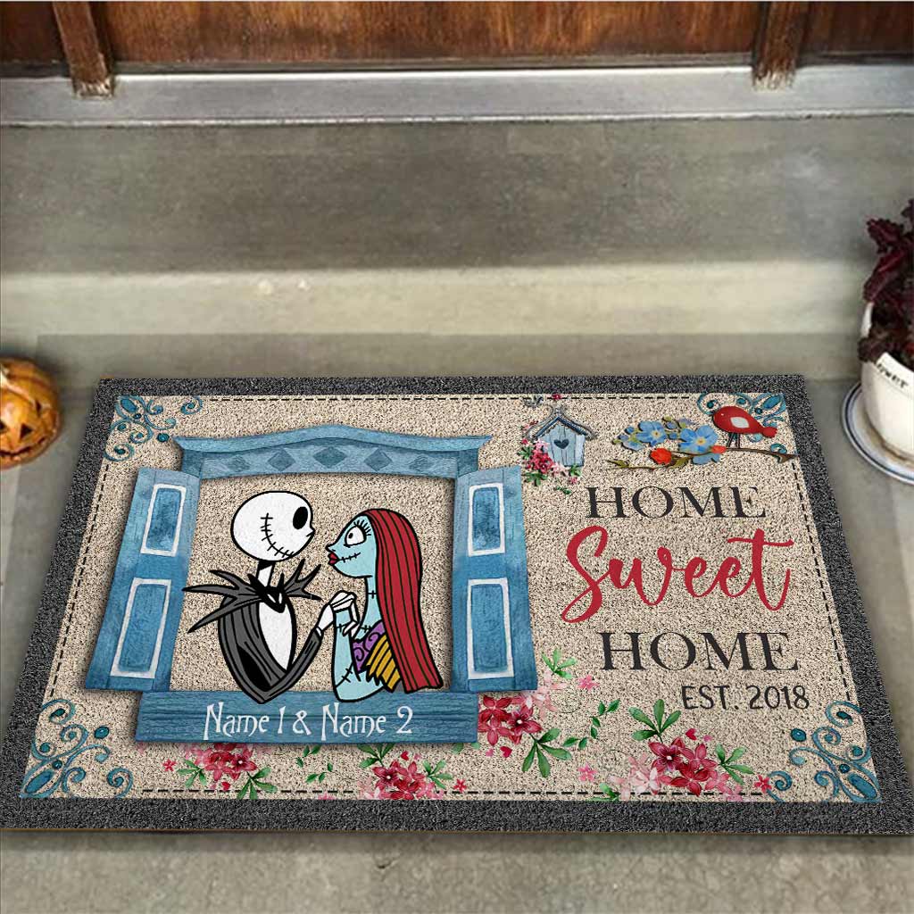 Personalized Nightmare Doormat Custom Names Gift for Home Doormat GradoCreations