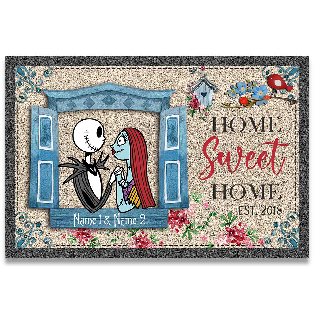Personalized Nightmare Doormat Custom Names Gift for Home Doormat GradoCreations