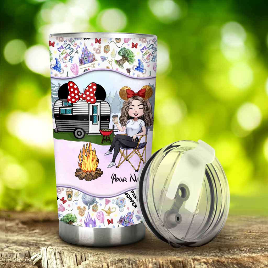 Personalized Camping Kinda Girl Tumbler Custom Name Gift Tumbler GradoCreations