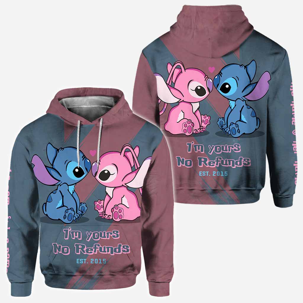 Personalized All-Over Print Hoodie Custom Couple Gift for Valentine's Day All Over Shirt GradoCreations