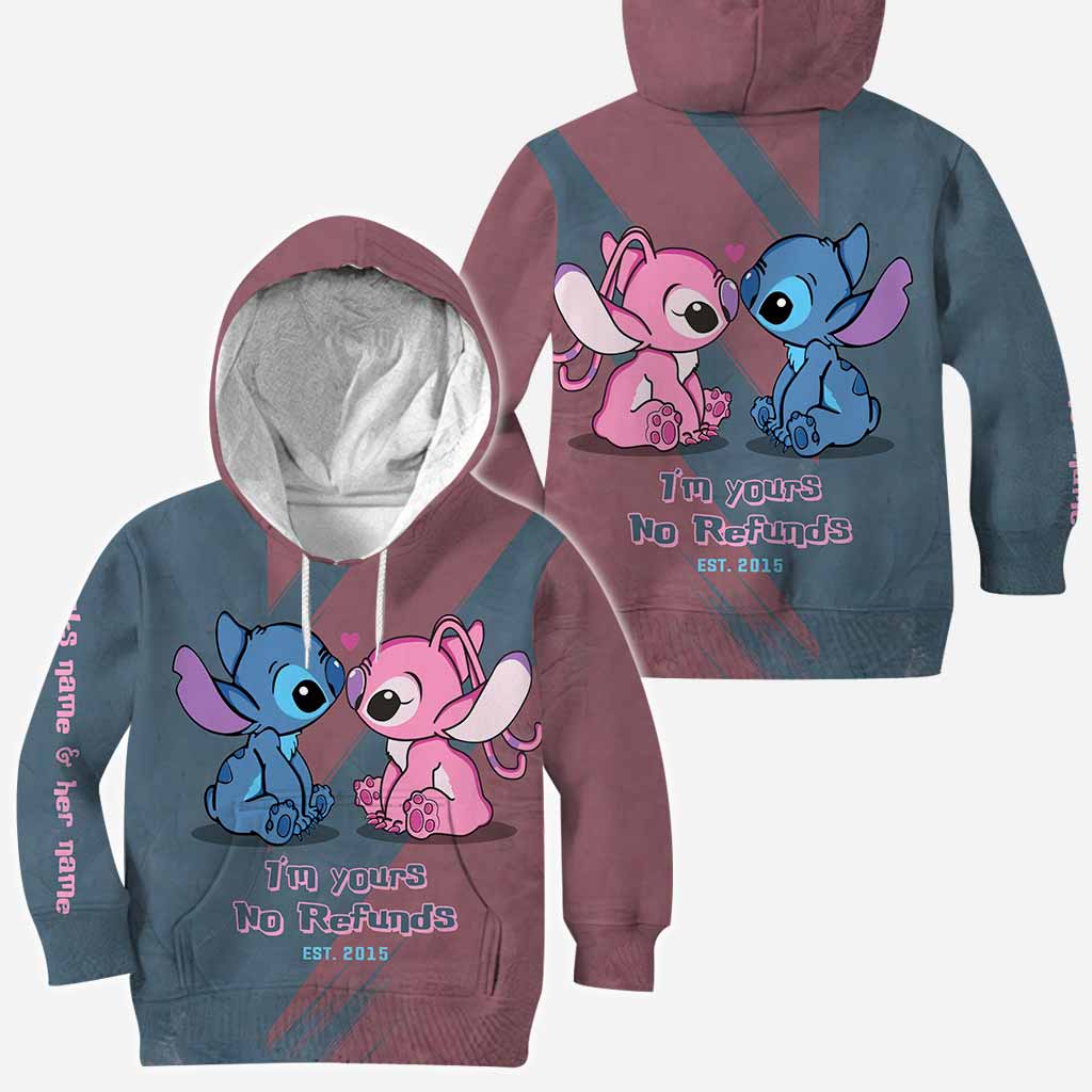 Personalized All-Over Print Hoodie Custom Couple Gift for Valentine's Day All Over Shirt GradoCreations
