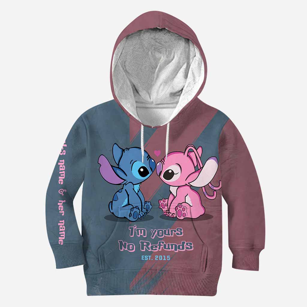 Personalized All-Over Print Hoodie Custom Couple Gift for Valentine's Day All Over Shirt GradoCreations