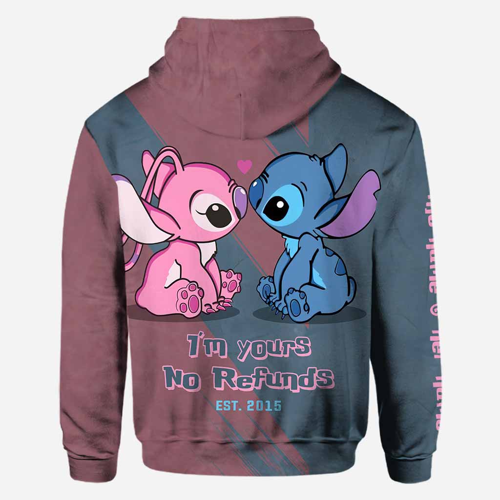 Personalized All-Over Print Hoodie Custom Couple Gift for Valentine's Day All Over Shirt GradoCreations